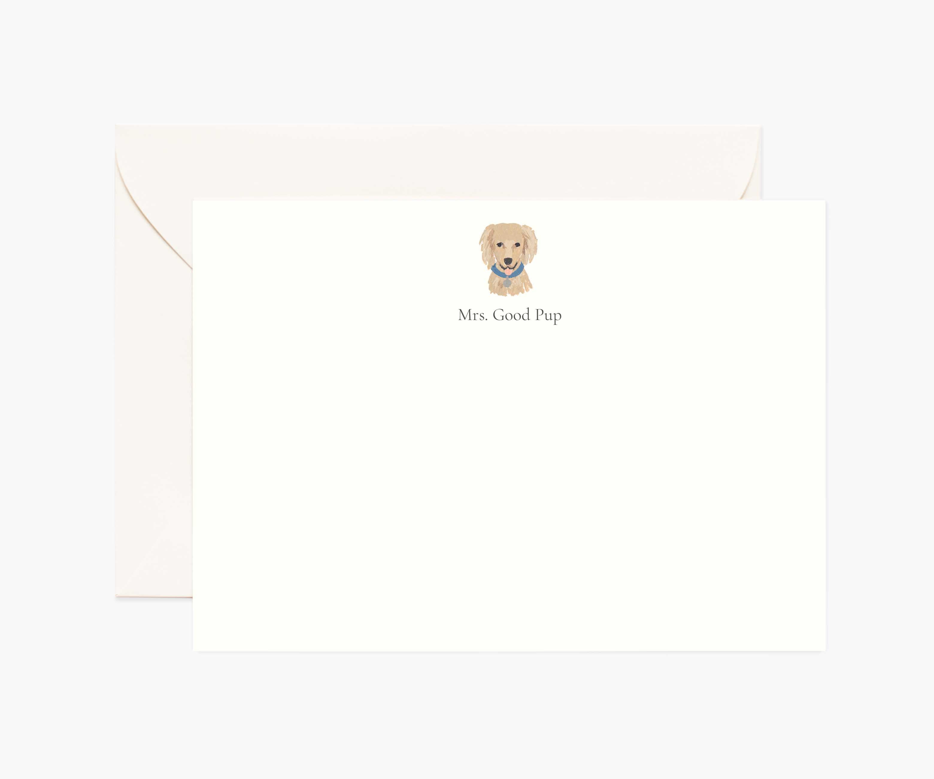 Pets Personalized Stationery - Dog 2
